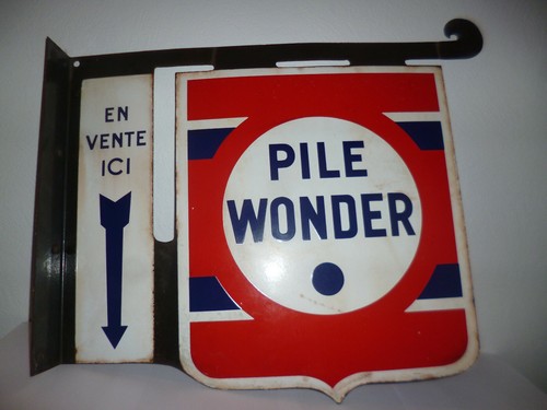 Authentique plaque emaillee - authentique,
