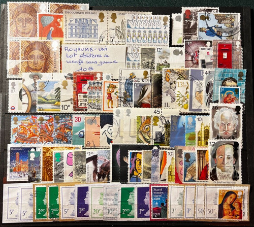 Timbres royaume uni lot - uni,
