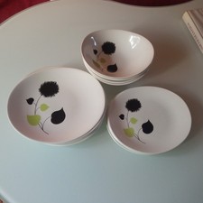 SALINS  France    MIAMI   12  assiettes    VINTAGE