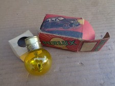 Lampe, ampoule code phare jaune PERLUX NEUVES 6 V 3,2 A d'origine stock ancien