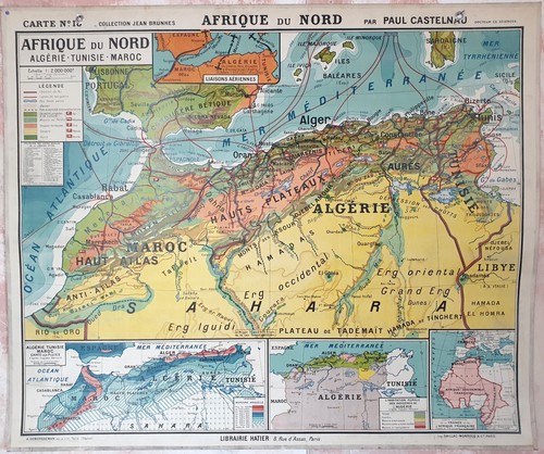 Ancienne carte scolaire - 🌏,