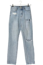 MISSGUIDED Jeans coupe-droite Dames Jeans T EU 38 bleu style mode des rues
