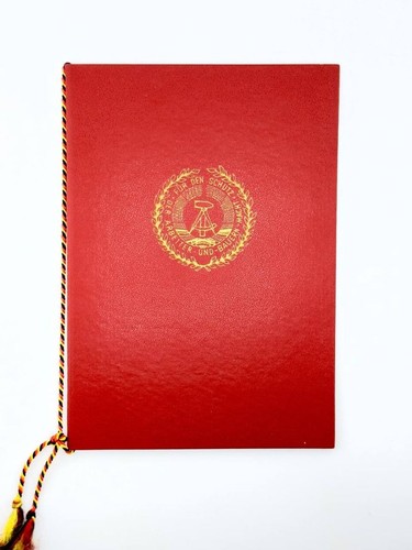 Ddr nva certificat médaille - ddr,