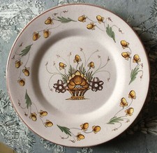 grande assiette decorative Poteries Normandes décor manuel