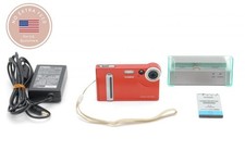 Rare [Exc+5] Appareil Photo Numérique Compact Orange CASIO EXILIM EX-S2 du...