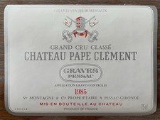 Étiquette Château Pape