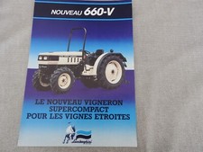 catalogue feuillet lamborghini 660-V tracteur 1988