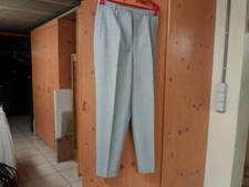 Pantalon femme gris clair