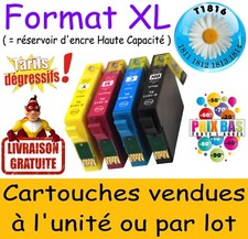 Cartouches génériques 1811 1812 1813 1814 XL - Encres non OEM imprimantes EPSON