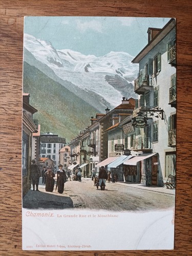 Chamonix grande rue et le - :, la