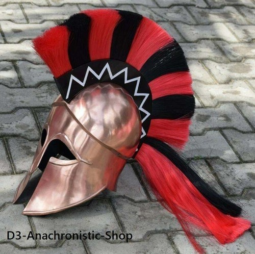 Casque grec romain finition