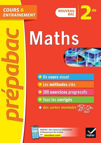 Prépabac maths 2de nouveau - maths, 2de: