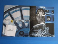 N°11582 /  dépliant RENAULT Clio V6 septembre 2002