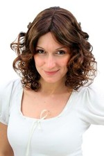 Perruque pour Femmes Naturel Apparaître Brun Bouclé mi-Longue Perruque 4019-2T30