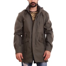 Parka Homme Veste Gilet à Capuche Fermeture Éclair Imperméable Neuf CZD-5017