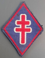 insigne Tissu 1° DFL Division Française Libre 1° RFM Fusiliers Marins ORIGINAL