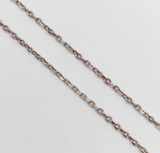 Chaine vintage or blanc 18k mailles forçat 41,5 cm 2,23 gr Français