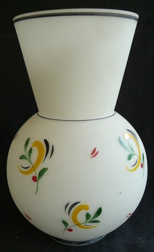 Vase vintage verre soufflé - vase,