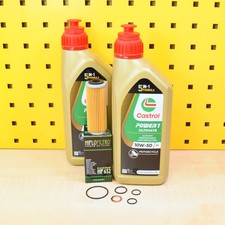 Oelwechselset Pour : KTM 450 500 Exc-F Filtre Huile Moteur Castrol Ultimate