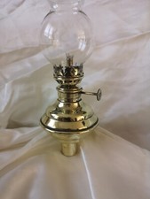 Lampe toupie de piano  en laiton poli signée M.B  (MARIS – BESNARD)