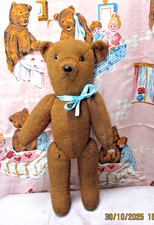 OURS  ANCIEN - LAINE DE MOHAIR -1930-Taille 35cm-FADAP/ALFA/PINTEL