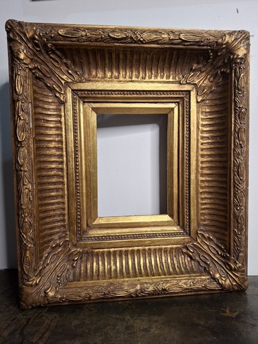 Cadre antique bois dorée - bois,