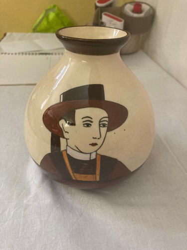 Vase émaillé terre cuite - vase,