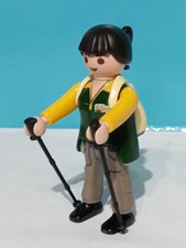 PLAYMOBIL FIGURINE DE RANDONNEUR DE MONTAGNE ALPINISTE DE MONTAGNE SENTIER FEMME
