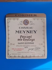Etiquette vin-château Meyney