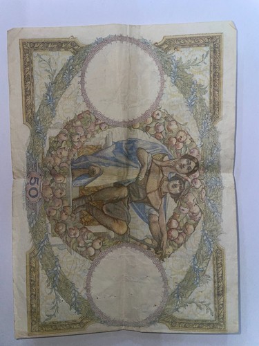 Ancien billet francs - 50,