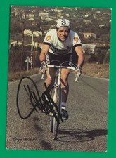 CYCLISME carte cycliste ROGER LEGEAY Equipe PEUGEOT SHELL  MICHELIN 1982 Signée
