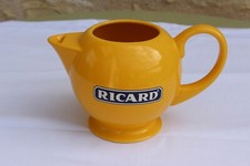 pichet ricard ceramique – jaune iconique anse bec 24cm