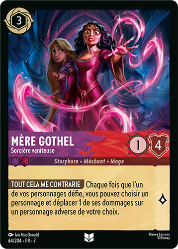 Carte disney lorcana chapitre - disney,