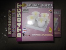 16 Bougies LED ambiance  rechargeable + chargeur  restaurant / bar