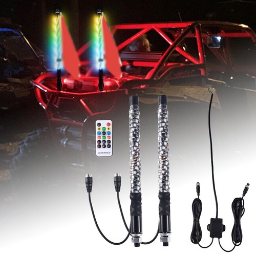 Fouets led rvb antenne - fouets,