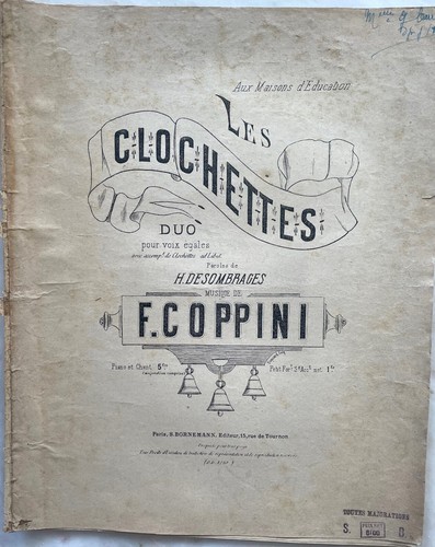 Les clochettes partition - partition, chant