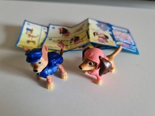 2 figurines Chien VD361 VQ331 + BPZ - Kinder Pat'Patrouille