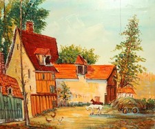 Peinture à l'huile réaliste