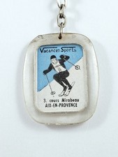 PORTE-CLES - VACANCES SPORTS - Raclet - Aix en Provence 1960s - Skieur