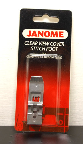 Clear view cover stitch foot - view,