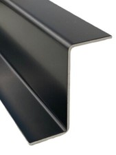 Profil Z 1Mm Aluminium Unilatéral Ral 9005 Noir (Avec Film Protecteur) 1M + 1,5M