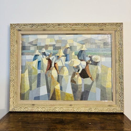 Tableau huile sur toile - huile,