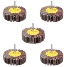 3” roue à lamelles abrasives Disques montés sur tige 80 Roue grain 5pc