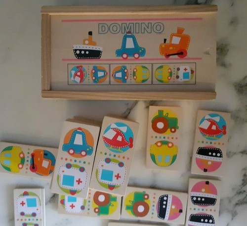 Dominos bois enfants sas - dominos,