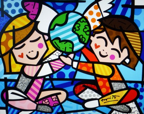Romero britto enfants are - britto, the