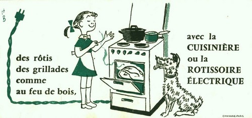 Buvard vintage cuisinière - , ou