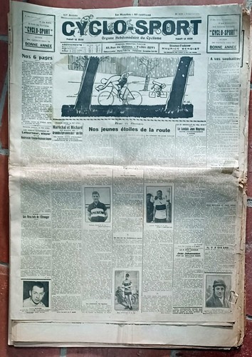 Cyclisme lot 18 journaux - lot,