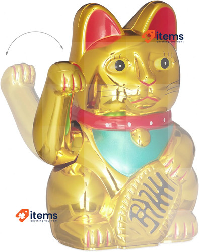 Relaxdays maneki neko chat - relaxdays,