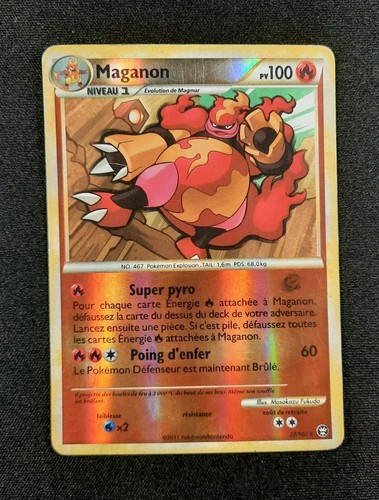 Carte pokémon maganon holo - :,