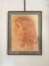 Ancien Tableau Sanguine